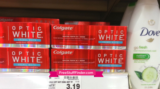 FREE Colgate Optic White Toothpaste at Kroger