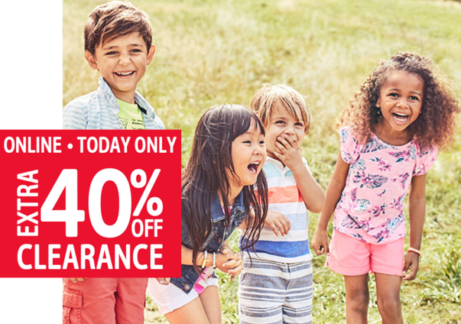 40% Off OshKosh Clearance (Today Only)