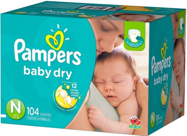 pampers dry