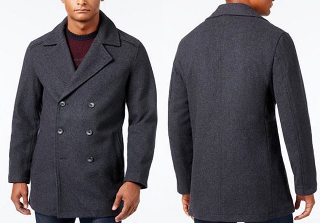 $32.79 (Reg $159) Alfani Men's Peacoat + FREE Store Pickup