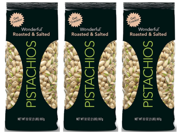 $12.14 Wonderful Pistachios + FREE Shipping