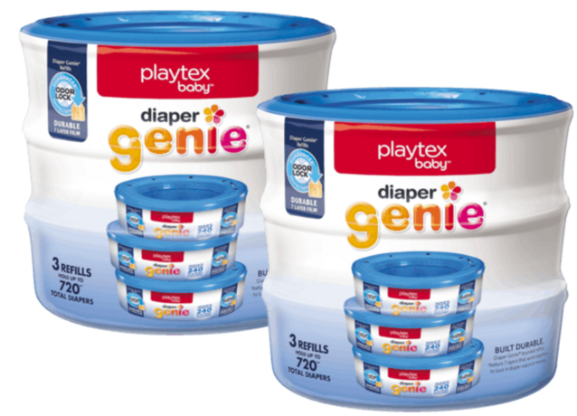 *HOT* $12.47 (Reg $17) 3-Pack Playtex Diaper Genie Refills at Walmart (Print Now!)