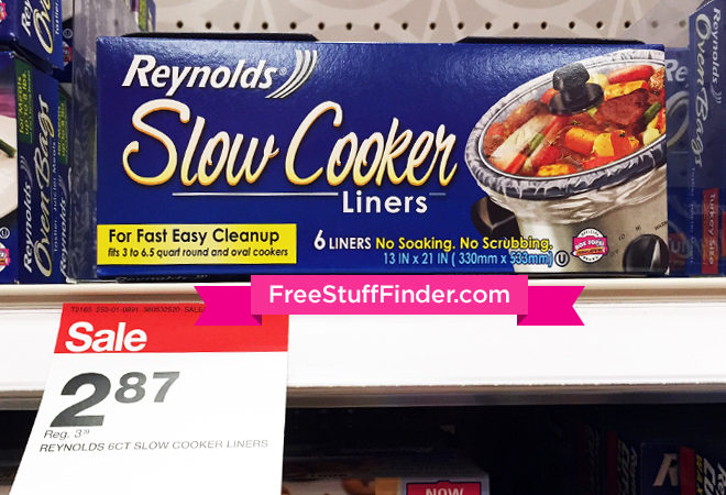 $1.87 (Reg $3.19) Reynold’s Slow Cooker Liners at Target