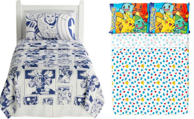 $16.99 (Reg $50) Character Twin Sheet Set + FREE Store Pickup