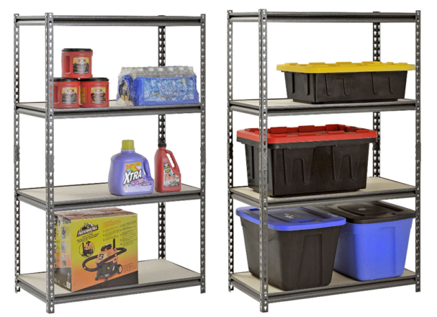 $33.88 (Reg $43) 4-Shelf Steel Shelving Unit + FREE Shipping