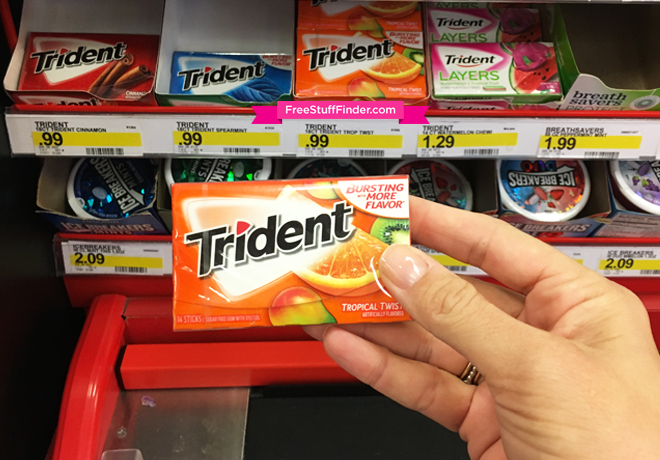 $0.59 (Reg $1) Trident Gum at Target