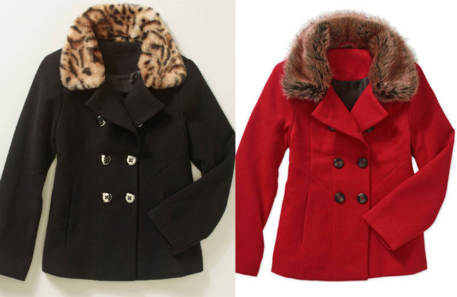 *HOT* $7 (Reg $28.48) Girls' Wool Peacoat + FREE Pickup