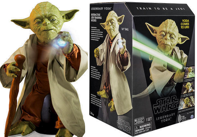 $29.99 (Reg $180) Star Wars Legendary Yoda + FREE Shipping