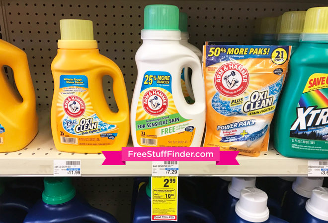 $0.99 (Reg $7.29) Arm & Hammer Detergent at CVS (PRINT NOW!)