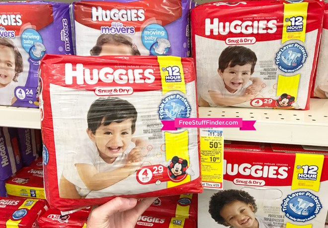 *HOT* $4.12 (Reg $11.49) Huggies Snug & Dry Jumbo Pack Diapers at CVS