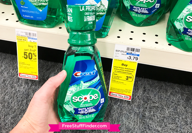 *HOT* $0.29 (Reg $4) Scope Mouthwash at CVS (Print Now!)