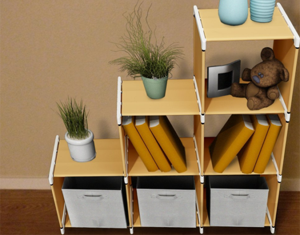 $21.99 (Reg $48) 6-Cube Closet Organizer