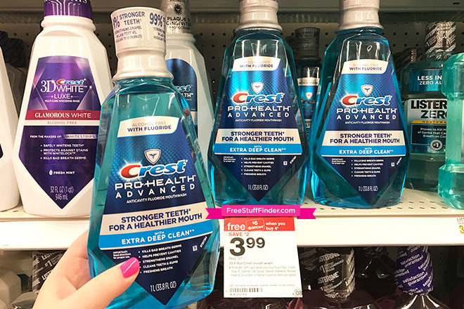 *HOT* $1.74 (Reg $5) Crest Mouthwash & Toothpaste at Target