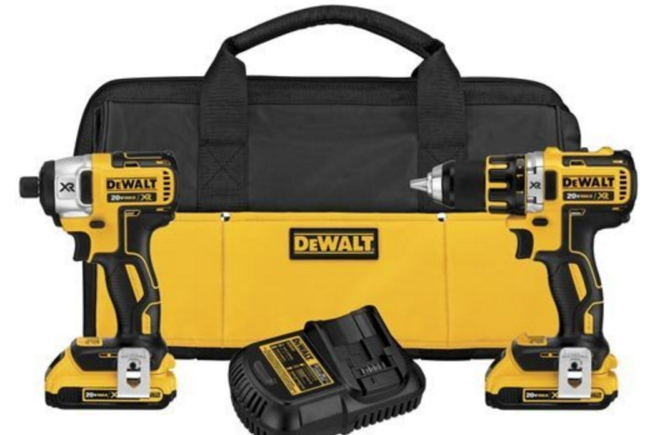 41% Off Dewalt Drill & Impact Driver Combo Kit + FREE Shipping (Today Only)