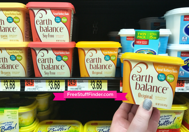 $1.68 (Reg $4) Earth Balance Buttery Spread at Walmart (Print Now!)