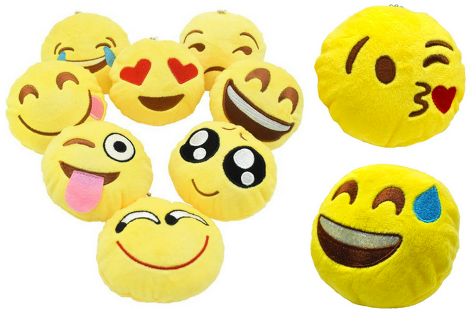 *HOT* $1.25 Per Mini Emoji Pillow (Set of 8)