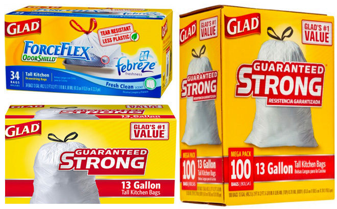 *NEW* $4.50 in Glad Trash Bag Coupons + Target Deals (Print Now!)