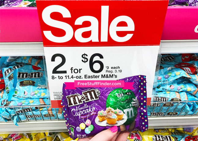 *HOT* $1 (Reg $3.19) M&M’s Easter Vanilla Cupcake at Target