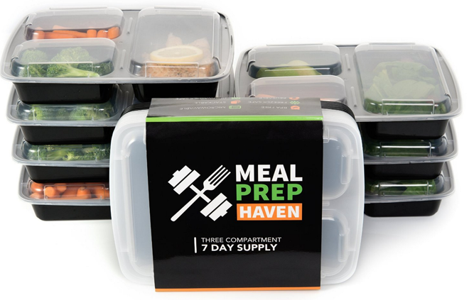 $11.95 (Reg $29) 7-Pack Meal Prep Containers