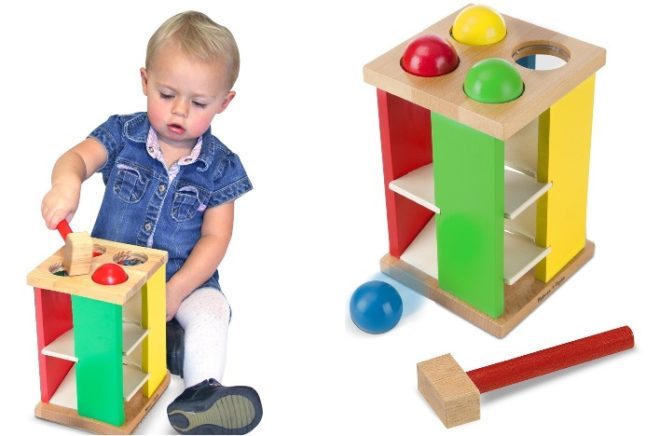 $7.63 (Reg $20) Melissa & Doug Wooden Tower Toy with Hammer (Prime Members)