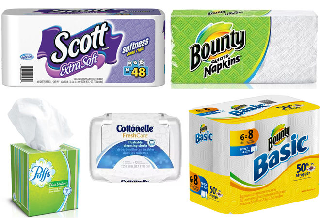 *NEW* $9.00 In Paper Products Coupons (Bounty, Scott & More!) + Target & CVS Deal