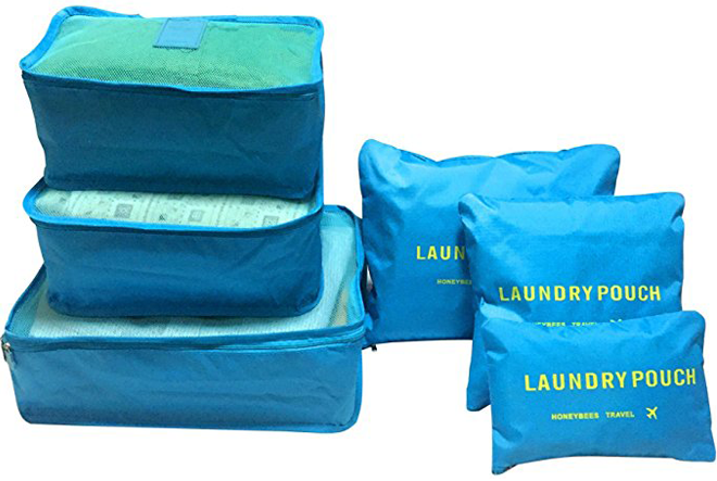 *HOT* $11.99 (Reg $40) 6-Pack Travel Packing Cubes
