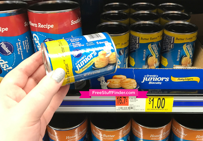 $0.50 (Reg $1) Pillsbury Grands! Juniors Biscuits at Walmart (Print Now!)