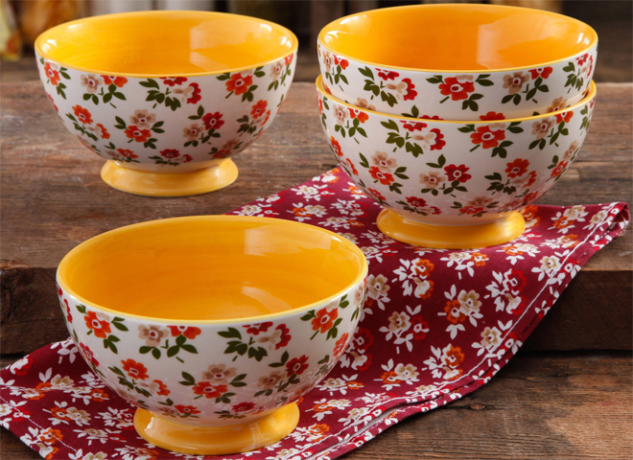 $9.97 (Reg $16) 4-Pack Pioneer Woman Bowls + FREE Store Pickup
