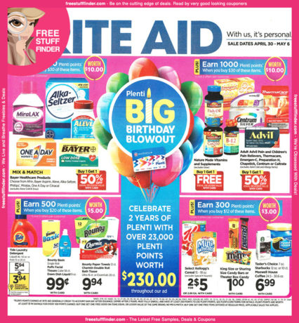 *HOT* Rite Aid Ad Preview (Week 4/30 – 5/6)