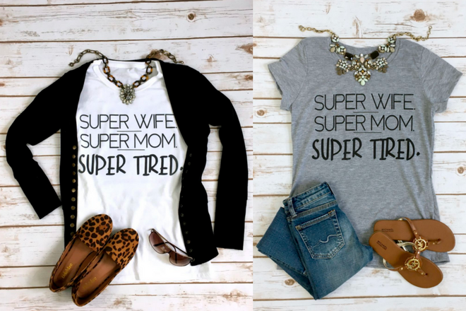 *HOT* $11.99 (Reg $24) Super Mom T-Shirt