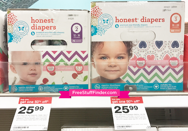 $13.24 (Reg $26) Honest Company Super Pack Diapers at Target (Today Only!)