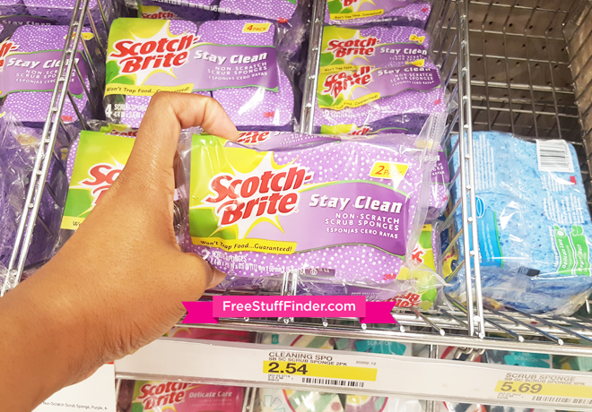 *HOT* $1.17 (Reg $2.54) Scotch-Brite Sponges at Target (Print Now!)