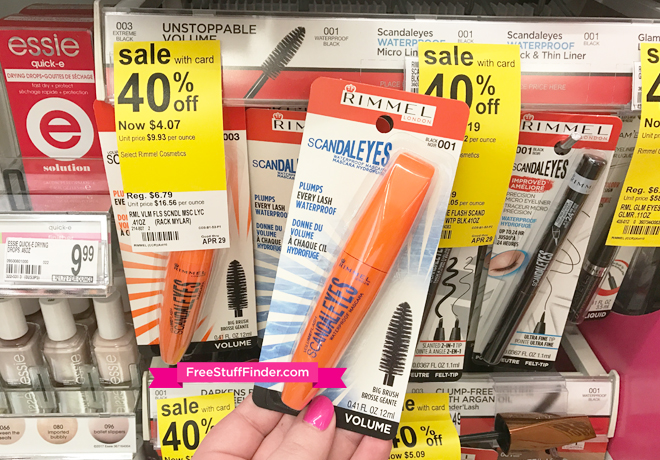 $1.07 (Reg $7) Rimmel ScandalEyes Mascara at Walgreens