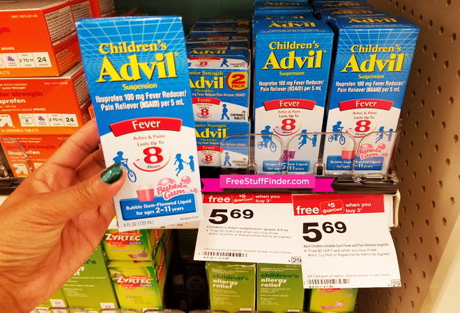 $1.96 (Reg $5.69) Children’s Advil at Target