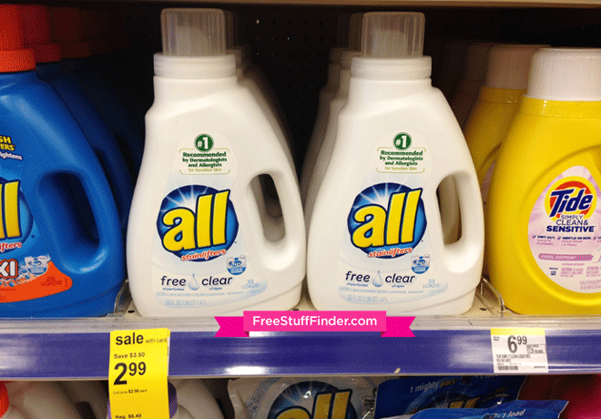 *HOT* $1.99 (Reg $6.49) All Liquid Laundry Detergent at Walgreens