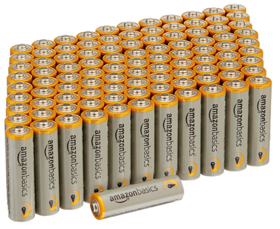 $13.74 (Reg $24) AmazonBasics AA Batteries 100-Pack + FREE Shipping ($0.14 Per Battery)