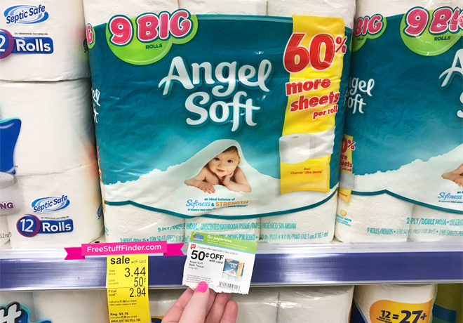 *HOT* $0.29 Per Big Roll Angel Soft Bath Tissue at Walgreens