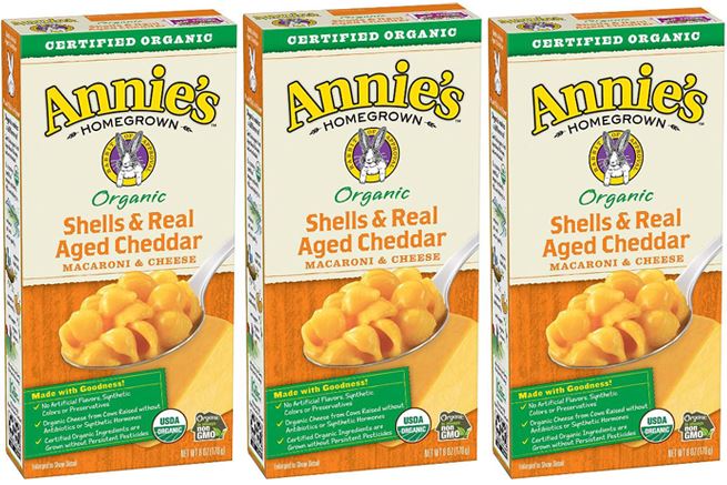 $0.75 Per Annie's Organic Shells & Aged Cheddar Mac & Cheese + FREE Shipping