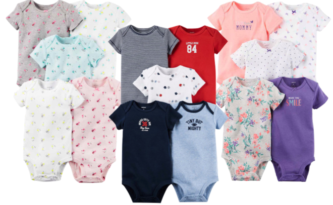 $6.99 (Reg $26) Carter's 5-Piece Bodysuits - Just $1.40 Each! (Today Only!)