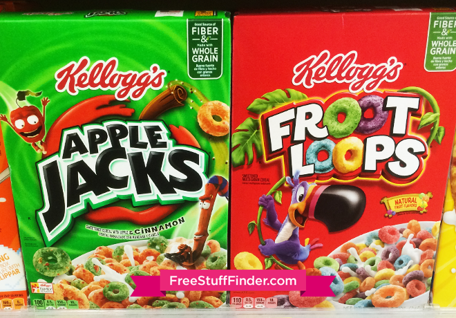 *HOT* $1.99 (Reg $5) Kellogg's & Post Cereals + FREE Shipping