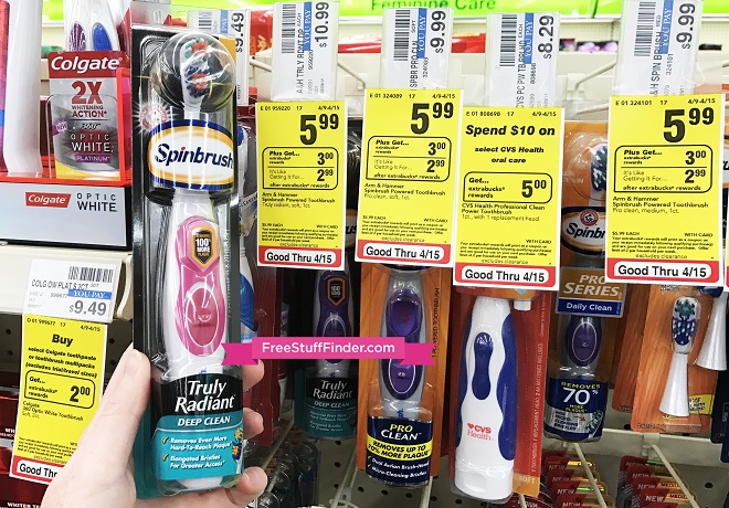 *HOT* $1.49 (Reg $11) Arm & Hammer Spinbrush Toothbrush at CVS