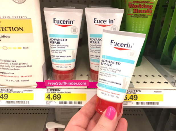 *HOT* $2.02 (Reg $5) Eucerin Hand Repair Creme at Target