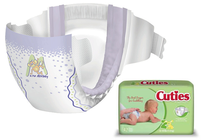 FREE Sample Cuties Diapers