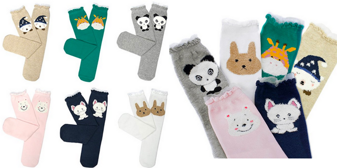 girls animal socks