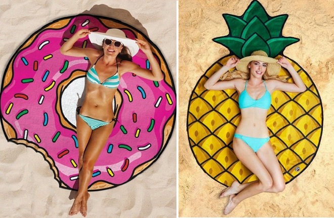 graphic beach towels