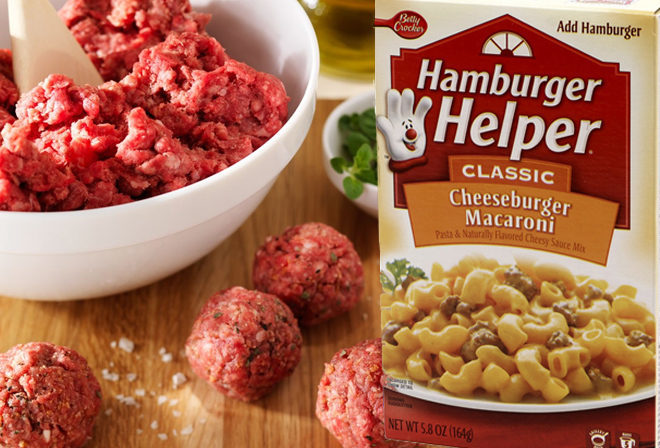 FREE Ground Beef with Hamburger Helper Purchase + Walmart Deal ($9.25 Value!)