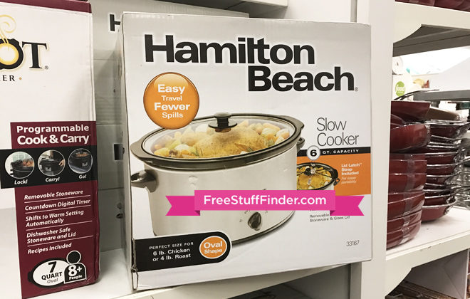 hamilton beach slow cooker kohls
