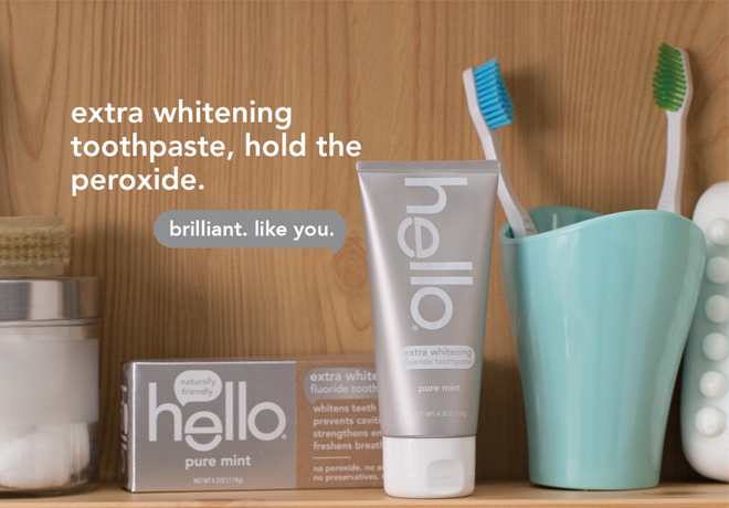 FREE Sample Hello Whitening Toothpaste