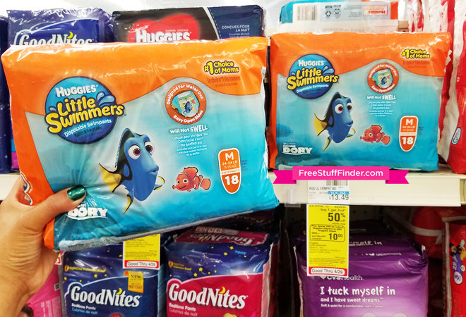 $6.49 (Reg $14) Huggies Little Swimmers Swimpants at CVS