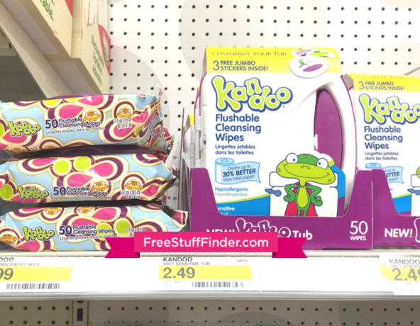 *HOT* $0.99 (Reg $2.49) Kandoo Flushable Wipes Tub at Target